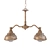 Vintage Copper Bra Chandelier 3D model small image 1