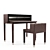 Yomei Elegant Secretary Desk 3D model small image 2