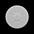 Elegant Rosette Ceiling - 600mm Diameter 3D model small image 1