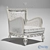 Luxurious Alchymia Jumbo Armchair 3D model small image 1