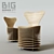 Sleek and Versatile: The BIG Series 7 Chair 3D model small image 1