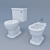 Elegant SBORDONI Palladio Bidet 3D model small image 3