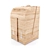 Versatile Cedar Square Fitobochka 3D model small image 2