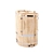 Oval Cedar Barrel: Textured, Open & Closed 3D model small image 1