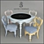 Elegant Savio Firmino Furniture 3D model small image 1