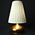 Elegant Peardrop Table Lamp 3D model small image 1
