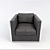 Modern Boxer Armchair by Nuevo 3D model small image 2