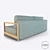 Stylish Sofa Bed with Euro Mechanism | Inger 3D model small image 2