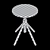 Sleek Thread High Stool 3D model small image 3