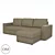 Brook Corner Sofa Bed 3D model small image 1