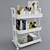 Elegant Tabletop Shelf 3D model small image 1