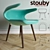 Stylish and Comfortable Frost Chair 3D model small image 1