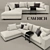 Clouds 2: Modern Comfort Sofa 3D model small image 1