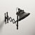 Voyager Wall Lamp 3D model small image 1