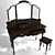 Vintage Trumeau Mirror 3D model small image 2
