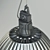 Sleek Illuminated Glass Pendant 3D model small image 2