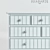 Elegant M4412 Guadarte Drawers 3D model small image 3