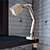 Modern Wooden Lamp by Object No. 3D model small image 1