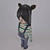 Festive Christmas Doll with Cute Reindeer 3D model small image 3