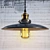 Industrial Charm: LOFT Designe Suspension Light 3D model small image 1