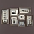 Elegant Mirrored Frame Gallery 3D model small image 1