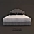 Elegance Defined: VERSAILLES Bed 3D model small image 1