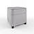 Homemotions "Cube" Pouf 3D model small image 1
