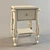 Bohemia 2612 - Classic Bedside Table 3D model small image 1