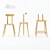 Elegant Tabu Wood Chair & Table 3D model small image 2