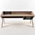 Modern Foldable Desk 3D model small image 2