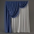 Eleganza Italiana: Luxury Curtains 3D model small image 1