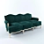 Hutton EnSuite Sofa: Stylish, Adjustable, Unwind 3D model small image 1