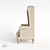 Regal Comfort: Marko Kraus Throne 3-Seat Sofa 3D model small image 3