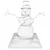 Rusty Snowman with Carrot Nose 3D model small image 3