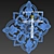 Elegant Bra Wall Sconce 3D model small image 2