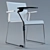 Sleek ICF Stick Chair: Perfect for Conference Rooms 3D model small image 2