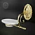 Elegant Edera Bathroom Set 3D model small image 2