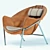 Elegant Jorgensen Lounge Chair 3D model small image 1