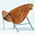 Elegant Jorgensen Lounge Chair 3D model small image 3