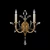 Golden Arcs Fine Art Lamps 3D model small image 1