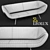 Leolux Arabella Upholstered Sofa 3D model small image 3