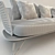 Rivera Chic Armchair 3D model small image 3