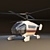 Versatile Emergency Helicopter 3D model small image 2