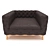 Modern Lansbury Armchair 3D model small image 2