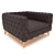 Modern Lansbury Armchair 3D model small image 3