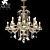 Elegant Crystal Chandelier 3D model small image 1