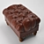 Elegant Trafalgar Ottoman: Sophistication for Your Space 3D model small image 1