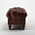 Elegant Trafalgar Ottoman: Sophistication for Your Space 3D model small image 3