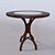 Elegant Oak Dining Table 3D model small image 1