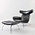 Luxurious Scandinavian Design: Wegner Ox Chair 3D model small image 1